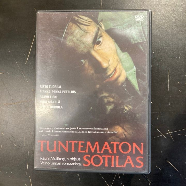 Tuntematon sotilas (1985) DVD (VG+/VG+) -sota-